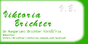 viktoria brichter business card